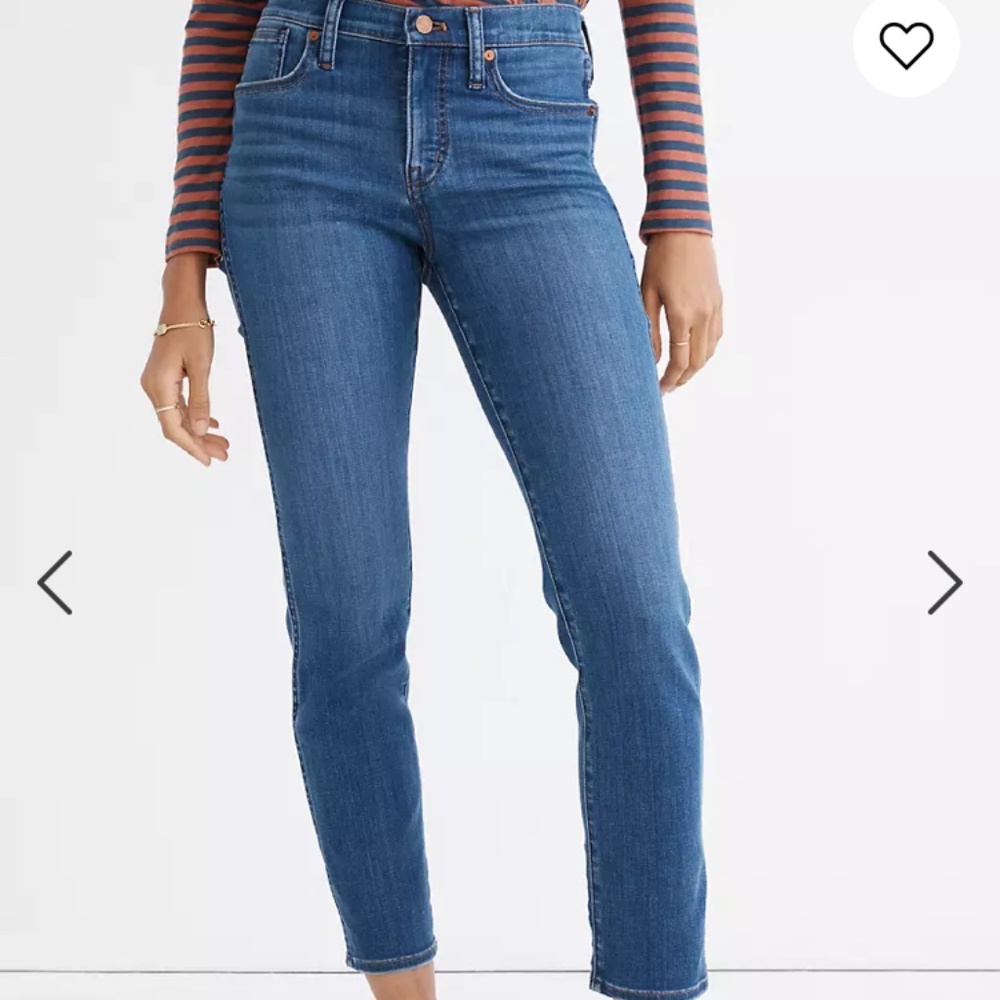 Mid-Rise Stovepipe Jeans in Leman Wash: TENCEL™ Denim Edition -- Cut-offs